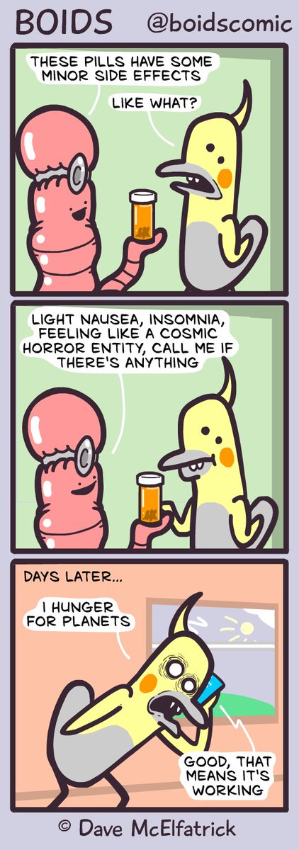 davemcelfatric's tweet image. Follow @boidscomic for more!