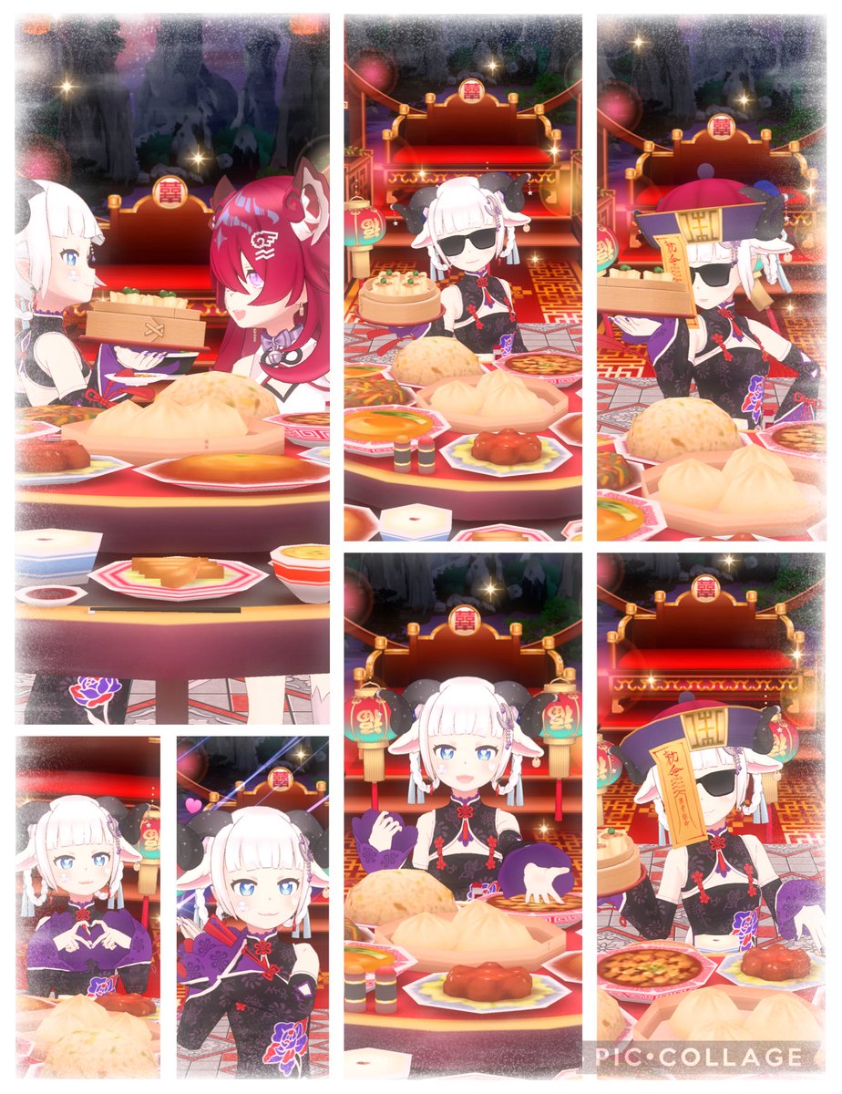 ギリギリセーフで中華めいめい間に合った❕
気にかけてくれてありがとう⋆⸜♡⸝‍⋆

めいめい飯店の美味しい料理は如何ですか〜🥟
#めいちゃん集合かも #めいと夏休み