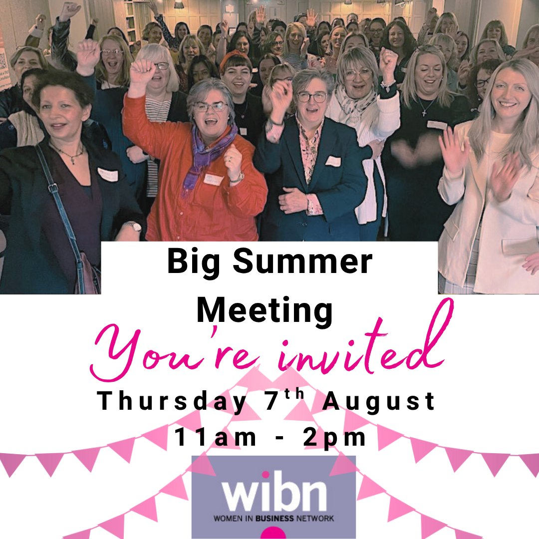 WIBN_Beds_Herts's tweet image. 🤩There are just a few places left for our big Summer Meeting🤩

We have almost sold out with over 90 places booked already!

Last few tickets can be booked here tinyurl.com/57exw9wk

#networkingevent #NetworkingOpportunity #onlinenetworking #wibn #summernetworkingevent