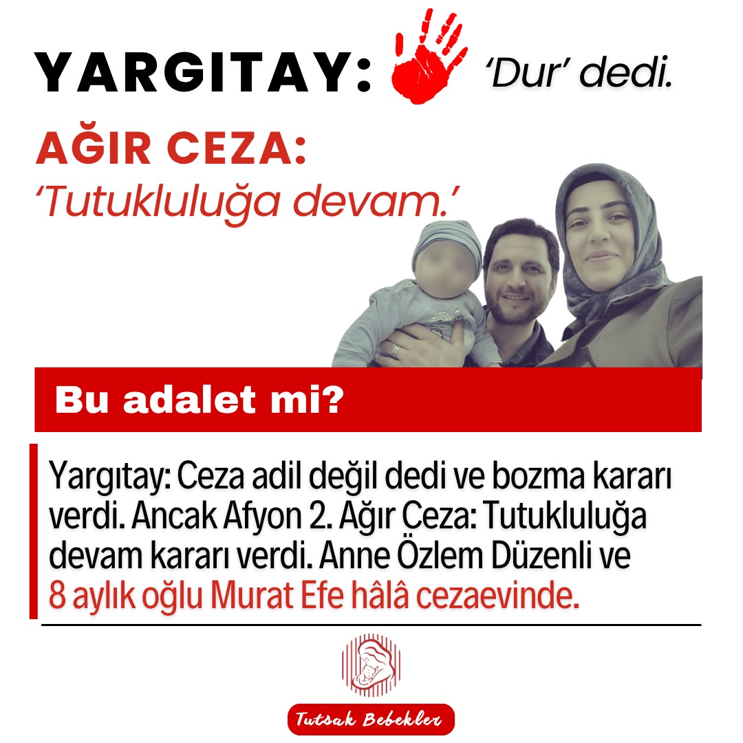Yargı, masum bir bebekten ne ister?
8 aylık Efe, sizin karanlık kararlarınızın kurbanı olamaz!
Bu utanç size yeter!
<a href="/adalet_bakanlik/">T.C. Adalet Bakanlığı</a>
<a href="/AliYerlikaya/">Ali Yerlikaya</a>
8AylıkEfeye Adalet