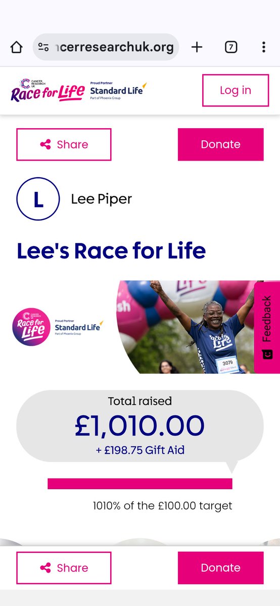 leepiper66's tweet image. Can't believe the amount I raised for @raceforlife is still going up, a week after I completed the Oxford 5K. Thank you to everyone who sponsored me. I walked for my best friend who sadly has terminal cancer and is now receiving palliative care.
