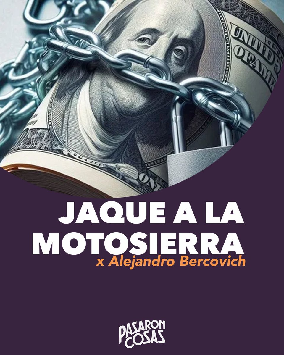 Pasaron Cosas🤷♀️🤷♂️ (@pasaroncosas899) on Twitter photo EDITORIAL | "Jaque a la motosierra", por <a href="/aleberco/">Alejandro Bercovich</a>
🔗Miralo acá youtube.com/watch?v=2Dt5w_… EDITORIAL | "Jaque a la motosierra", por <a href="/aleberco/">Alejandro Bercovich</a>
🔗Miralo acá youtube.com/watch?v=2Dt5w_…