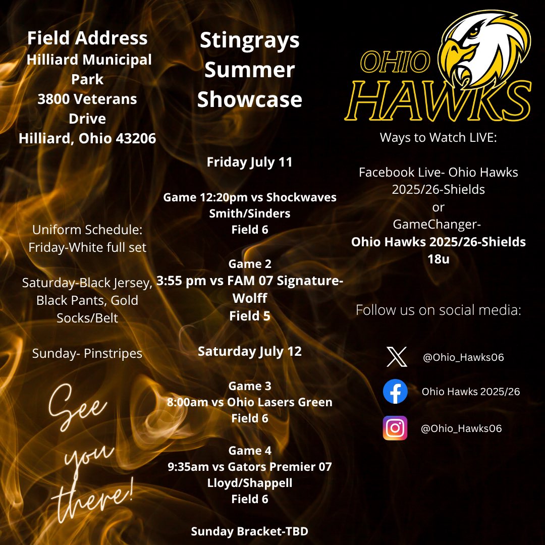 Stingrays tournament this weekend <a href="/OHStingraysShow/">Ohio Stingrays Showcase</a> Can't wait to get back out there! Stop by! #uncommitted #classof2026 <a href="/TrahanAbby/">Abby Trahan</a> <a href="/dlargent17/">Danielle L'Argent</a> <a href="/Paige_McMenemy/">Paige McMenemy</a> <a href="/MeganMcMenemy25/">Megan (McMenemy) Bammann</a> <a href="/DloweOilerkid/">Danielle Lowe</a> <a href="/StFrancissftbal/">🥎SAINT FRANCIS SOFTBALL🥎</a> <a href="/LineDsoftball/">Line Drive Media</a> <a href="/DirectRecruits/">Direct Recruits</a> <a href="/SBRRetweets/">Softball Recruiting Reposts</a>