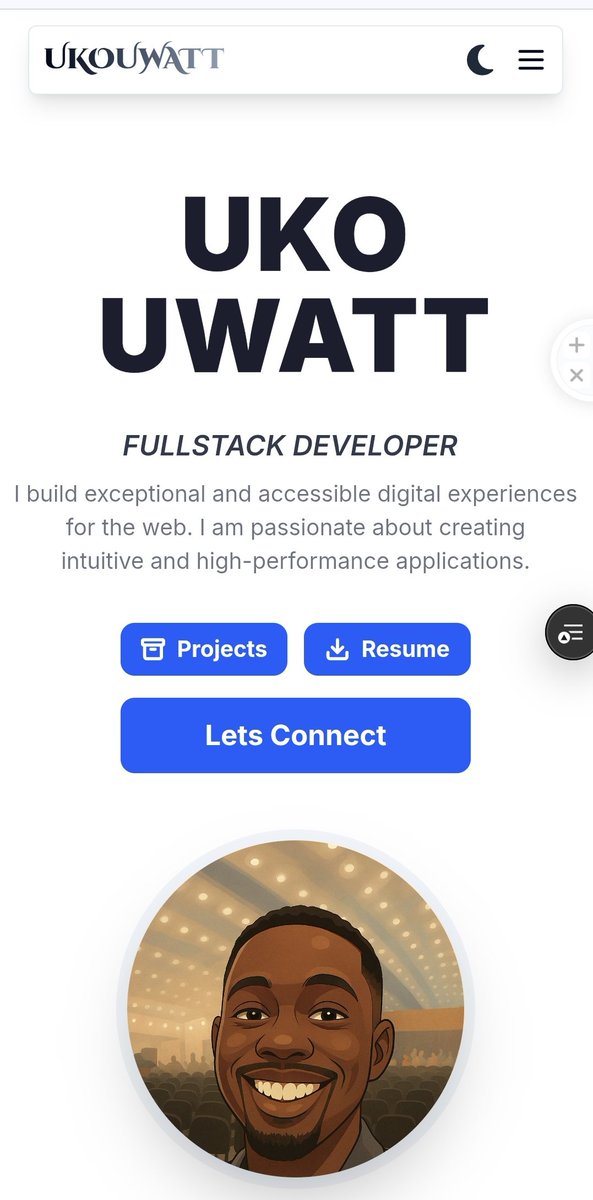 youkay_SWE's tweet image. Finished learning REACT... (I think I can say that)... I just refactored my portfolio website from html/css/js to react/tailwindcss..... How did I do....
…t-portfolio-site-psi-seven.vercel.app