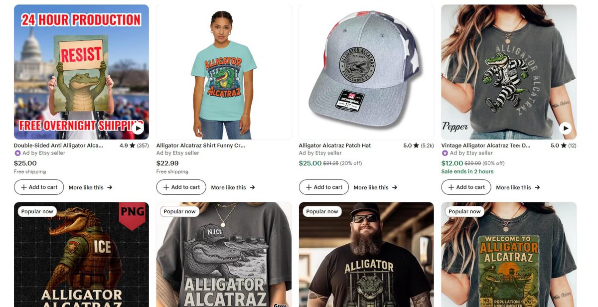 cheryld33's tweet image. Really @Etsy ? #etsy #AlligatorAuschwitz Is it worth the $$ to support these fascists?
