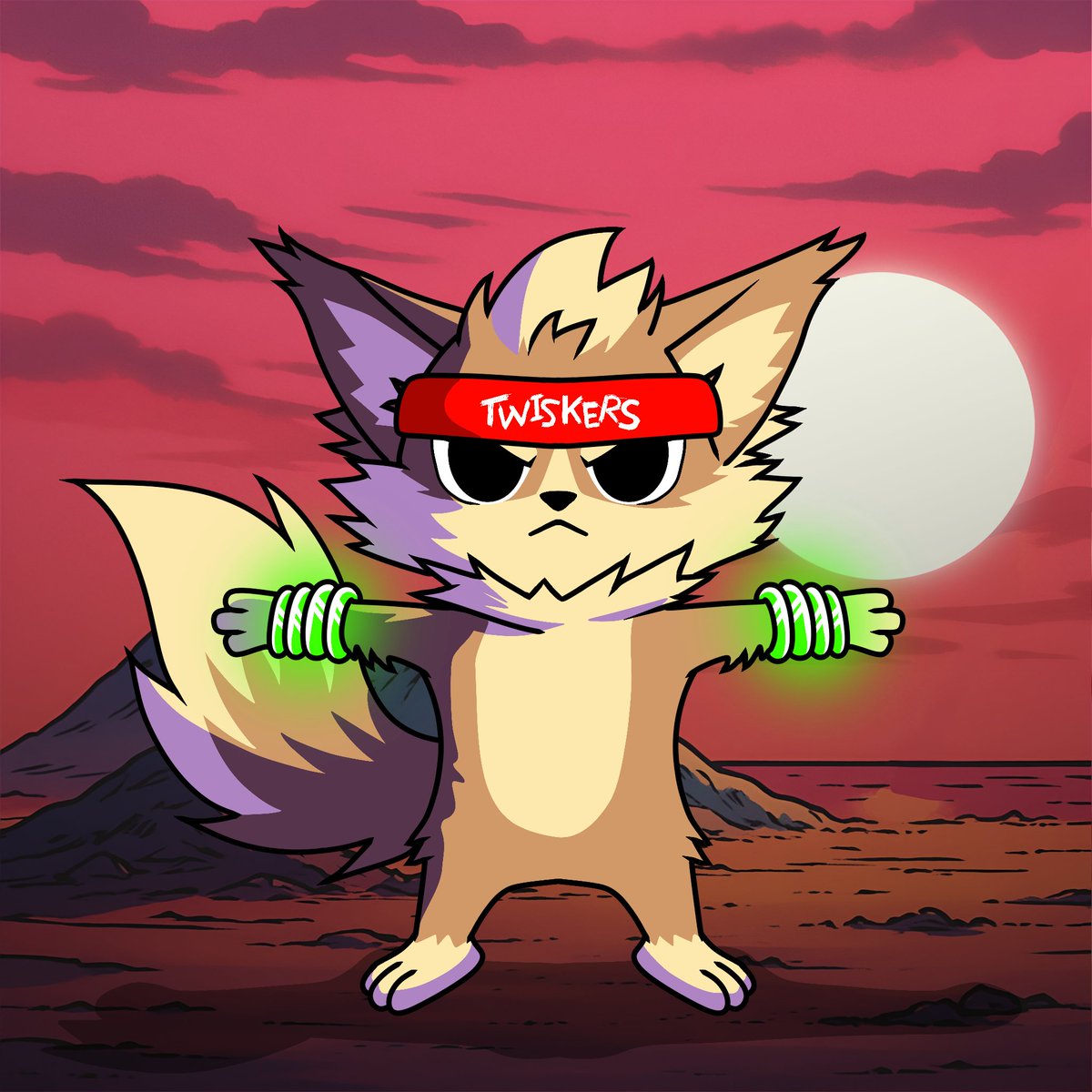 TwiskersToken's tweet photo. Twiskers is training behind the scenes, soon to become the fiercest meme in existence! $TWX #TwiskersOnTron
