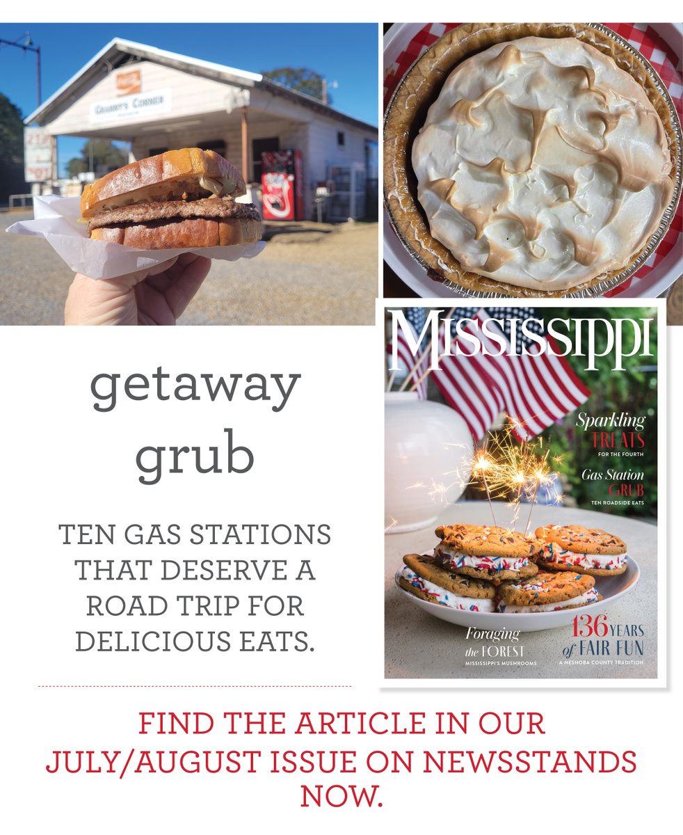 Discover the heart of Mississippi through ten gas station eateries that serve more than just food—they serve memories. Join Stafford Shurden on his culinary road trip to experience the true essence of home-cooked comfort and community in our July/August issue out now.