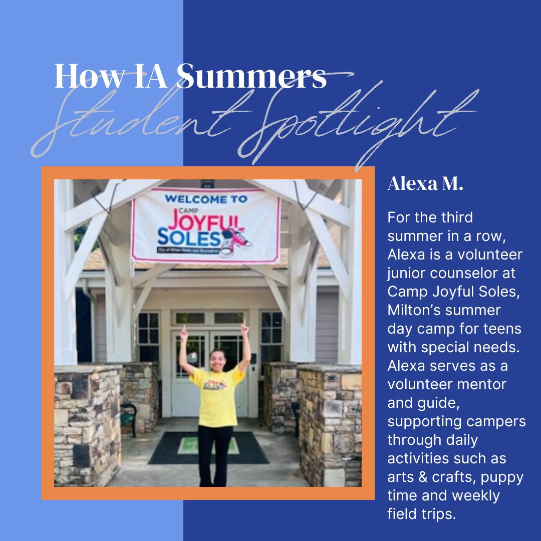 FCS Innovation Academy (@iafultonschools) on Twitter photo Student Feature of #howIAsummers everyone meet Alexa! She is using her time in the summer to give back to her community. We love to see it! <a href="/ia_kent/">Scott Kent</a> <a href="/iaptso/">Innovation Academy PTSO</a> <a href="/FultonCoSchools/">FultonCountySchools</a> <a href="/FultonZone7/">Dr. Crumbley</a> Student Feature of #howIAsummers everyone meet Alexa! She is using her time in the summer to give back to her community. We love to see it! <a href="/ia_kent/">Scott Kent</a> <a href="/iaptso/">Innovation Academy PTSO</a> <a href="/FultonCoSchools/">FultonCountySchools</a> <a href="/FultonZone7/">Dr. Crumbley</a>