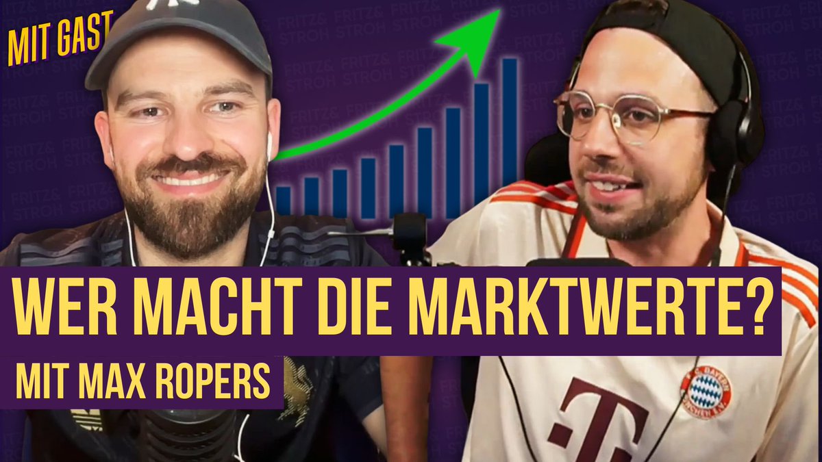 FRITZ & STROH - Die Fussballshow (@fritzundstroh) on Twitter photo Neue Folge - MIT GAST <a href="/max_ropers/">Max Ropers</a> zum Thema:
🔁 Transfers 🔁
📍Wie kommen Marktwerte zustande?
📍Wie läuft ein Transfer ab?
📍Welche Transfers haben den Markt am meisten beeinflusst?
📍Und wie ersetzt man jetzt Musiala? Neue Folge - MIT GAST <a href="/max_ropers/">Max Ropers</a> zum Thema:
🔁 Transfers 🔁
📍Wie kommen Marktwerte zustande?
📍Wie läuft ein Transfer ab?
📍Welche Transfers haben den Markt am meisten beeinflusst?
📍Und wie ersetzt man jetzt Musiala?