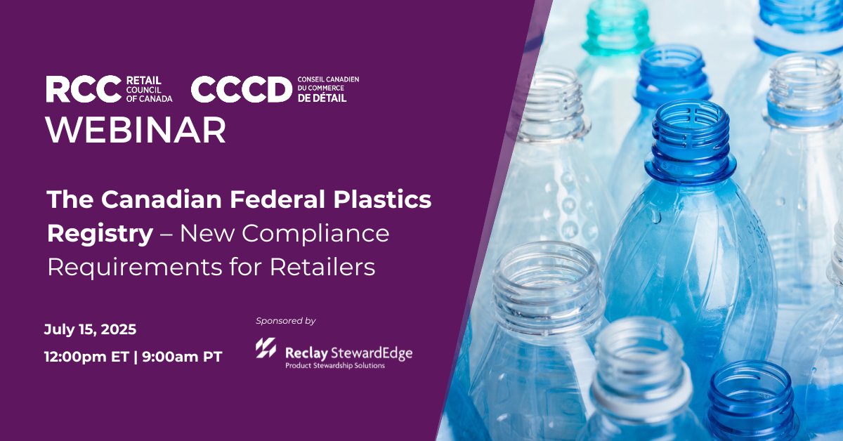 Next week! Get expert guidance on Federal Plastics Registry in this upcoming webinar.

Join  Reclay StewardEdge Inc. as they walk through what’s required for reporting, who needs to report, and how you can stay compliant.  

🔗 hubs.ly/Q03vhRP70
