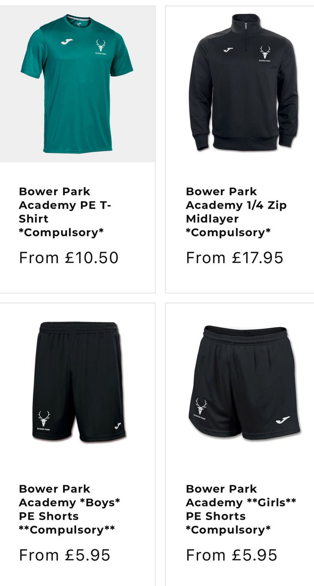 New PE kit available now: schoolsports4u.co.uk/collections/bo… #powerofbower