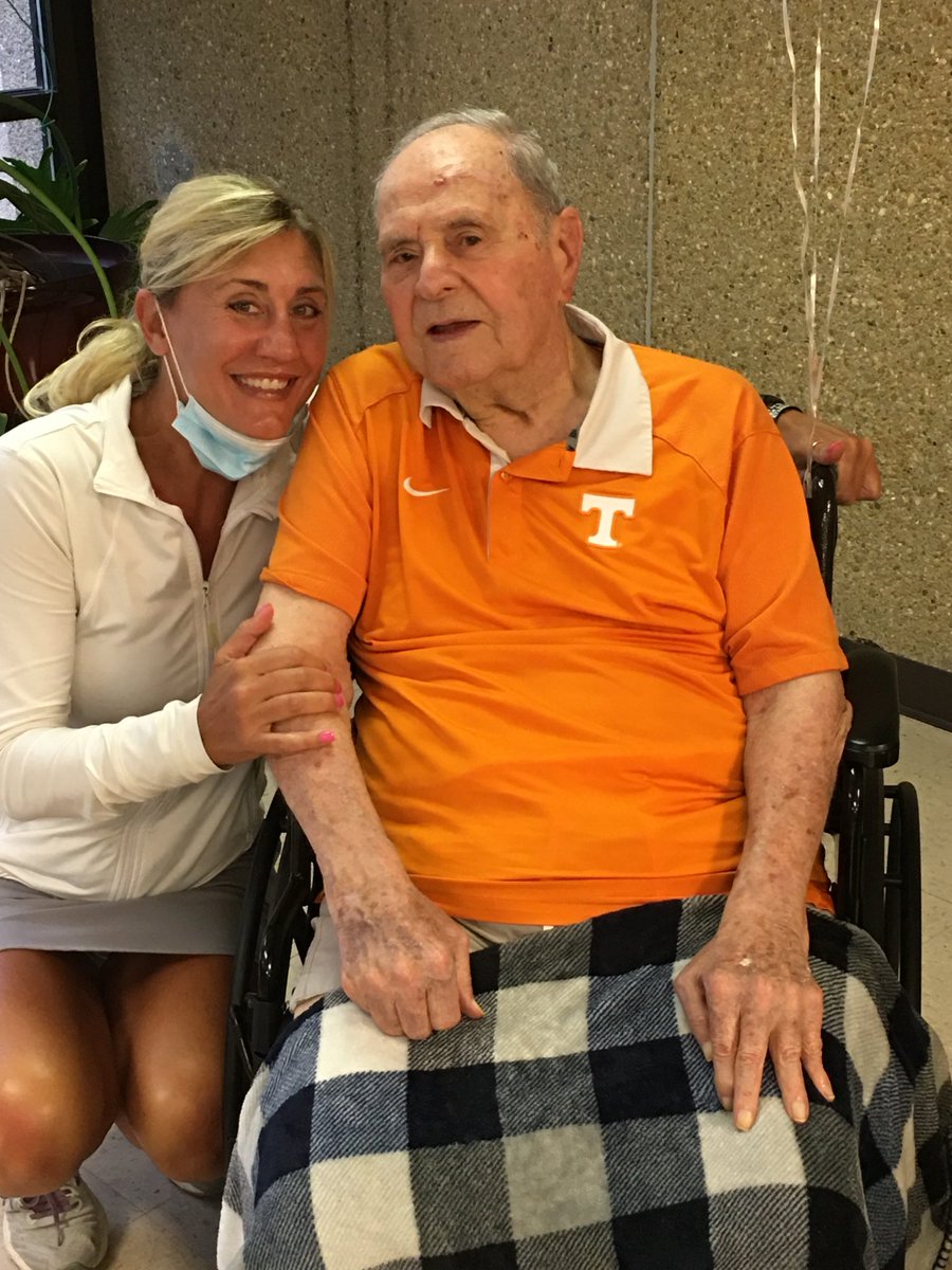 Hey #VolNation… our patriarch would have been 102 today! Happy birthday in heaven, Gus Manning!! There isn’t a day that goes by that our UT family doesn’t think about you!! Gus was and is TENNESSEE!! I will make sure that ⁦<a href="/Vol_Sports/">Tennessee Athletics</a>⁩ doesn’t forget about our GUS!! 🧡🍊