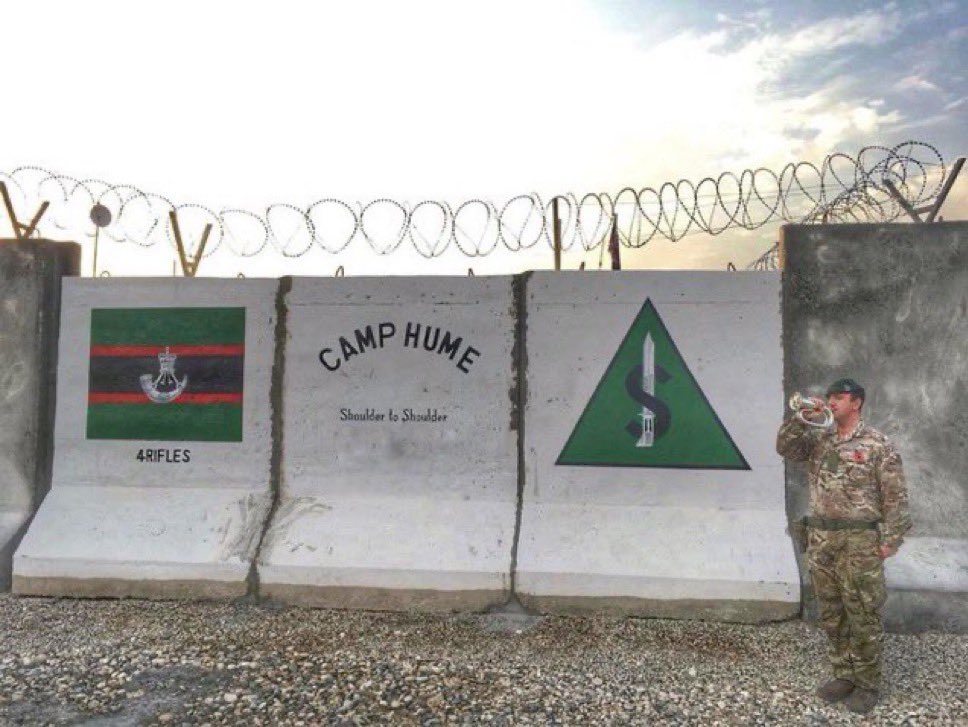 Camp Hume in Afghanistan was named in Daniel's memory and honour, a fantastic tribute to a popular brave young man ❤ 🙏

Thank you for your service Daniel ❤️

Lest we forget 🇬🇧