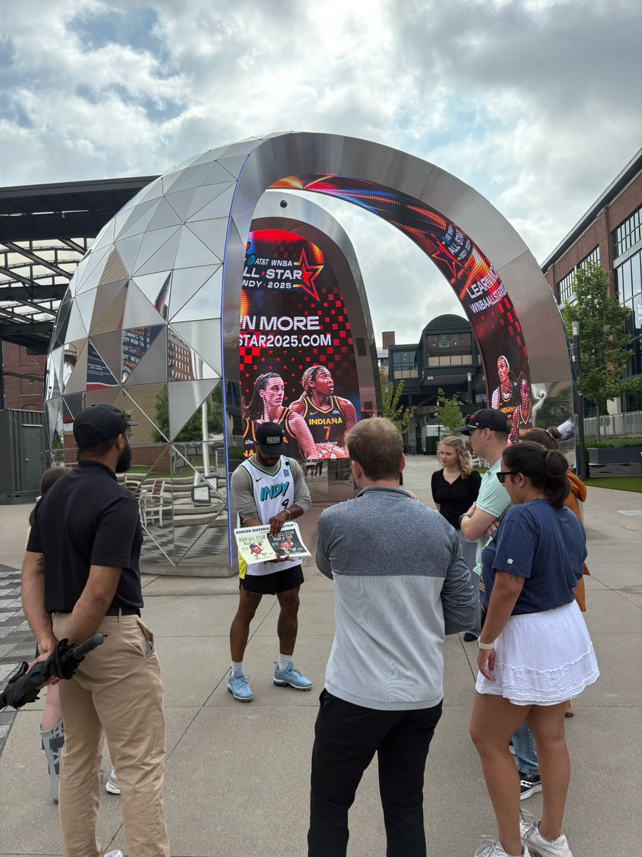 Indianapolis Indians (@indyindians) on Twitter photo Our front office staff had the opportunity to participate in a Through2Eyes Walk and Talk with local historian Sampson Levingston and learn more about the signifiance of Black baseball in Indianapolis ahead of Negro Leagues Night on Friday, July 11.
📸: <a href="/Through2Eyes/">Through2Eyes Indiana</a> Our front office staff had the opportunity to participate in a Through2Eyes Walk and Talk with local historian Sampson Levingston and learn more about the signifiance of Black baseball in Indianapolis ahead of Negro Leagues Night on Friday, July 11.
📸: <a href="/Through2Eyes/">Through2Eyes Indiana</a>