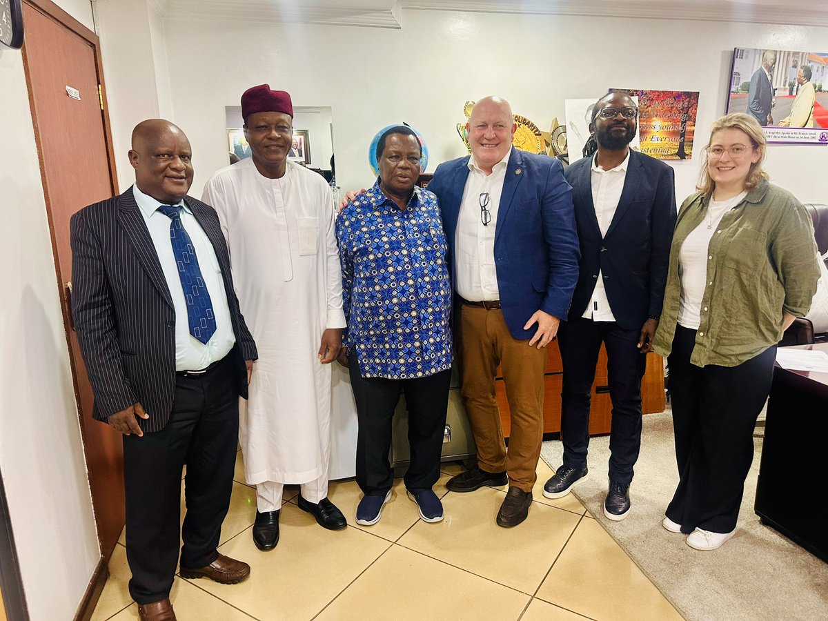 I held a consultative meeting, today afternoon, with the General Secretary of the International Transport Workers' Federation (ITF), Bro. Stephen Cotton, to strengthen our collaboration and our solidarity. 

The ITF continues playing an important role in building the capacity of