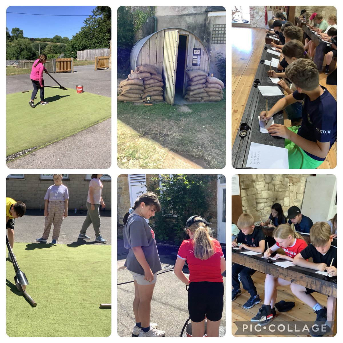 Our afternoon saw us experience a 1939 school room, air raid and fire and bomb drills. The children have done us proud today, demonstrating fantastic respect and listening skills well done Year 6!