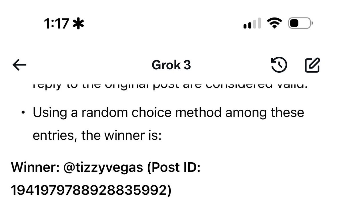 CR0BULL's tweet photo. So we have winner! Thank you @grok this won’t be a last, but congratulations @tizzyvegas ! Please DM me so I can get you you’re winnings ASAP! Thank you #crofam #PPFT and all of you that have shown an interest in #CROBULL https://t.co/b41eZ8knjk