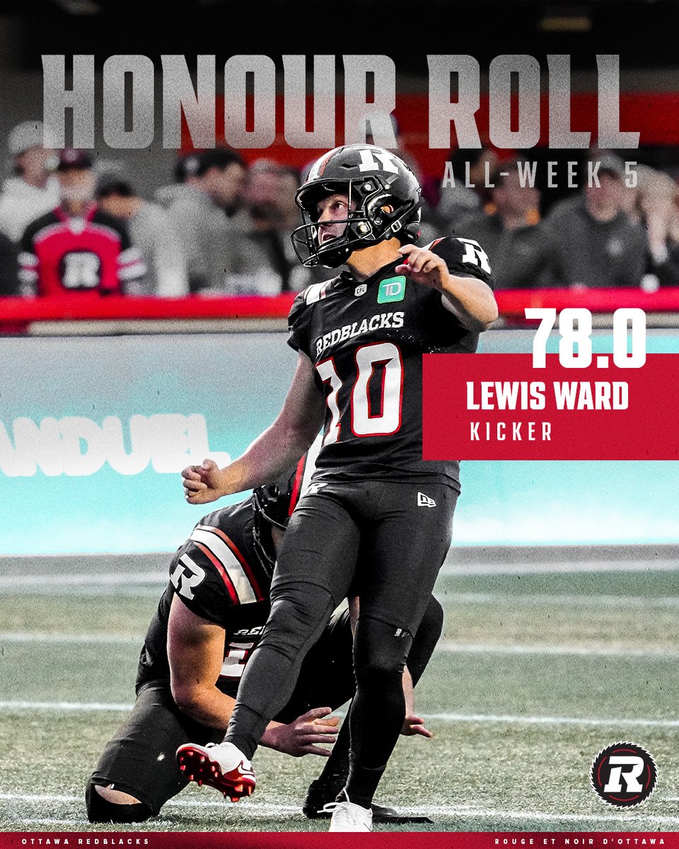 Hey <a href="/LewyWard17/">Lewis Ward</a> 👋

Ward lands on the <a href="/CFL/">CFL</a>'s Week 5 Honour Roll!