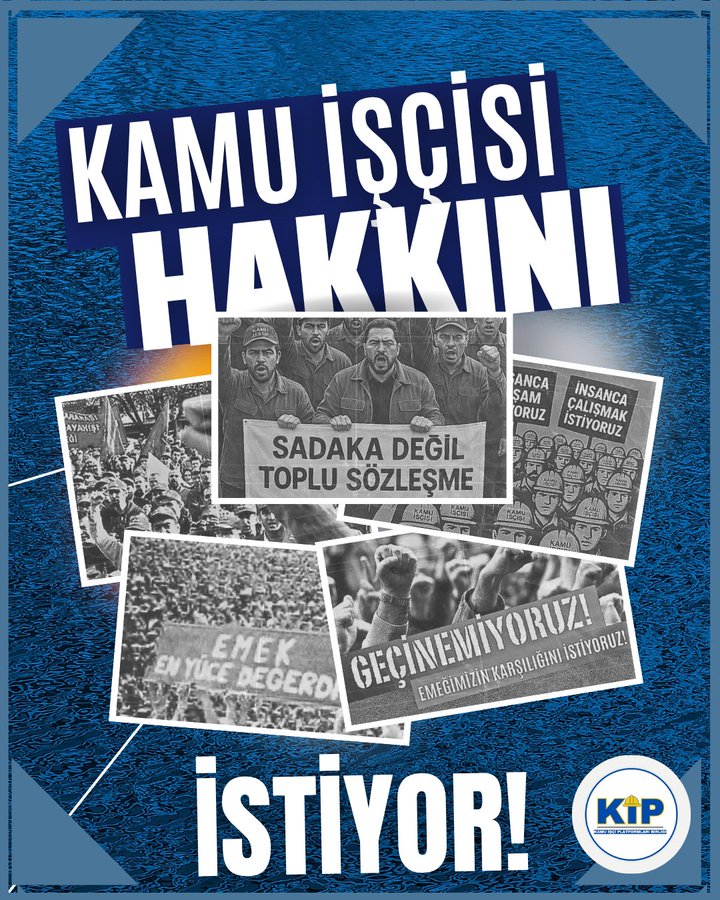 #Kamuişçileri
KamuİşçisineZam GrevsizOlmaz