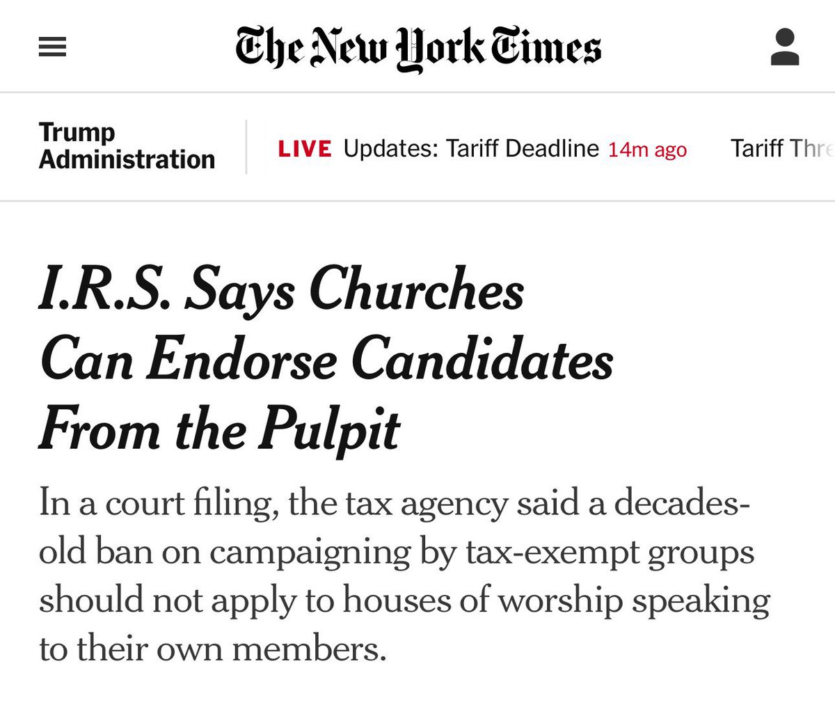 This is a huge win! We cannot be silent. nytimes.com/2025/07/07/us/…