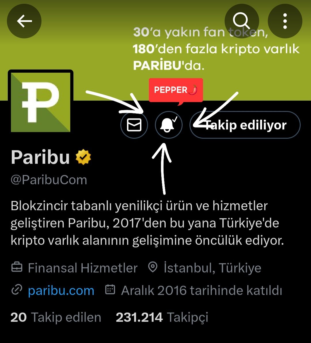 İbrahim $PEPPER🌶 (@galfantoken) on Twitter photo Are your Paribu notifications on?
Let's get started as soon as possible.
CEX CEX CEX
Can you hear us <a href="/PepperChain/">$PEPPER For The People 🌶</a>
<a href="/ParibuCom/">Paribu</a> <a href="/ParibuDestek/">Paribu Destek</a>
<a href="/okx/">OKX</a> <a href="/upbitglobal/">Upbit Global</a>
#PepperListParibu
#PepperPeople Are your Paribu notifications on?
Let's get started as soon as possible.
CEX CEX CEX
Can you hear us <a href="/PepperChain/">$PEPPER For The People 🌶</a>
<a href="/ParibuCom/">Paribu</a> <a href="/ParibuDestek/">Paribu Destek</a>
<a href="/okx/">OKX</a> <a href="/upbitglobal/">Upbit Global</a>
#PepperListParibu
#PepperPeople