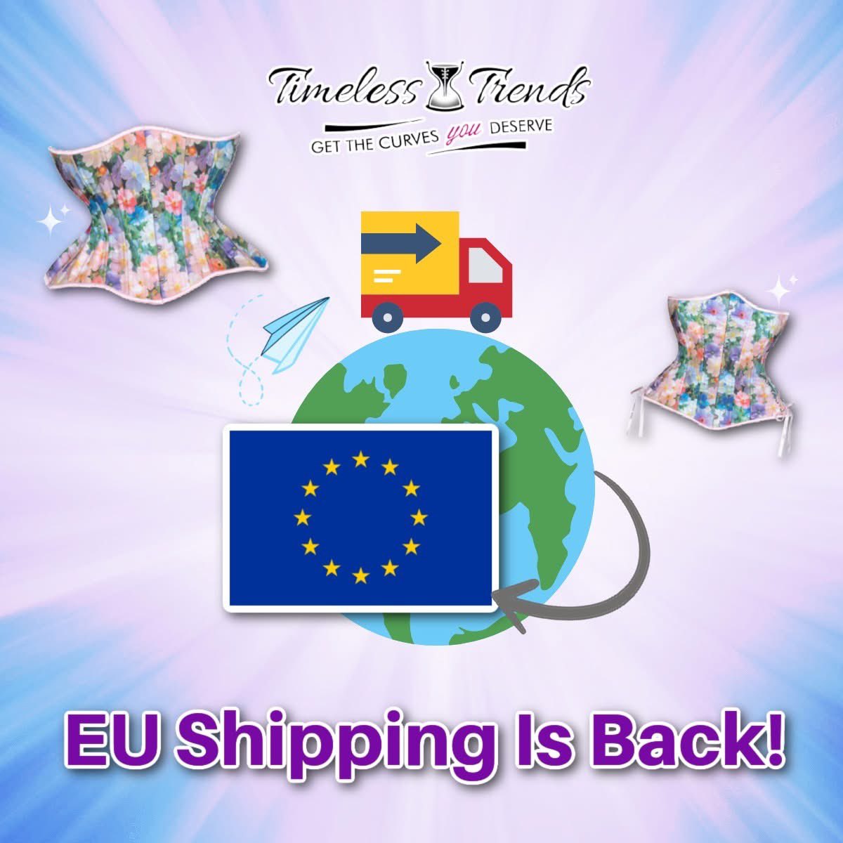 📦 We Are Shipping to the EU Again! 🇪🇺

After months of preparation, we are thrilled to announce that shipping to the European Union is officially back! 🎉

✅ GPSR Certified

✨ No matter where you are in the world, Timeless Trends is just a click away.

#TimelessTrends