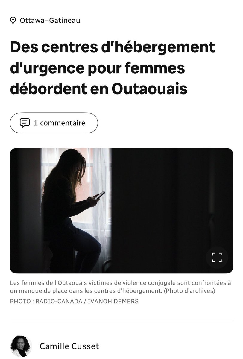 BriGarceau's tweet image. Des maisons d’hébergement pour femmes victimes de violence qui débordent à plus de 120 % de leur capacité. Près de 3 000 refus dans la dernière année en Outaouais.
Et toujours rien de la CAQ :
❌ Aucun plan national
❌ Aucune cellule de crise
Il y a urgence. #polqc