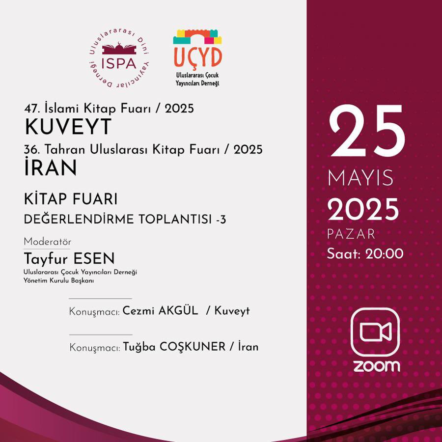 2025 yılı fuar değerlendirmelerinin dördüncüsü Seoul Kitap Fuarı ve Pekin Kitap Fuarı hakkında gerçekleşti. Katılan herkese teşekkür ederiz.