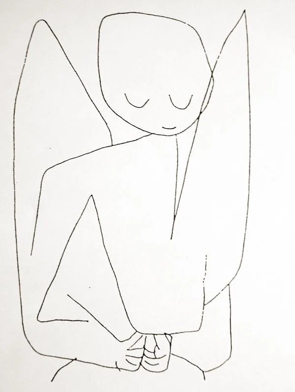 Daily mood: the blissful expression of Paul Klee's Forgetful Angel (1939)