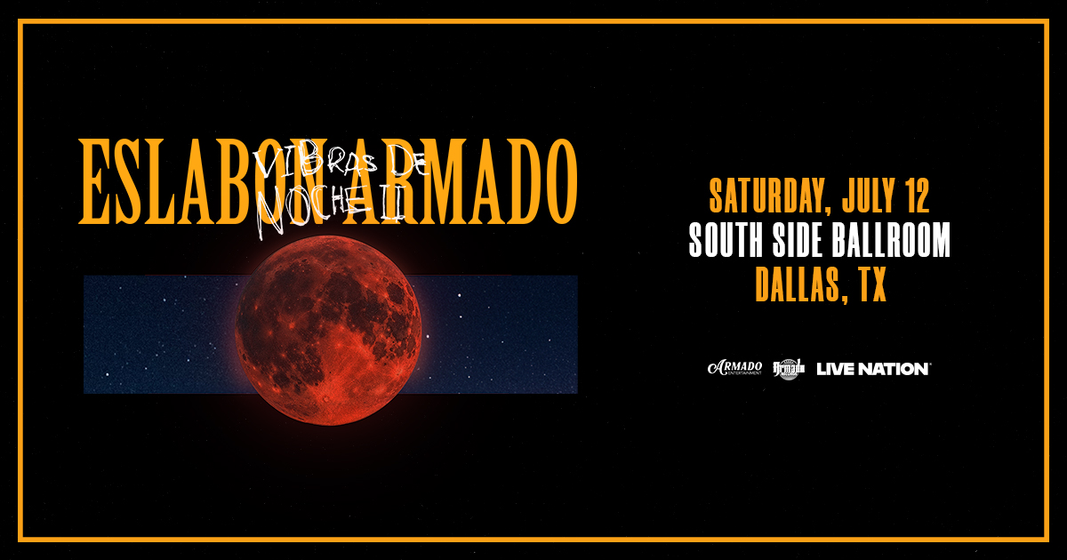 LAST CHANCE! Don't miss Eslabon Armado: Vibras De Noche II this Saturday at South Side Ballroom! Tickets are limited! Get yours now! 🌕

🎫: livemu.sc/3IgHv9o
