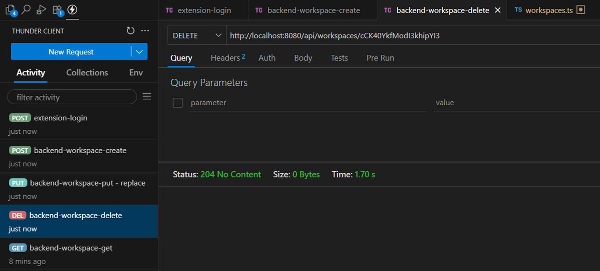 sonisumit7904's tweet image. Great progress today!
Finally completed the backend APIs for TabRecall Workspace sync!

@thunder_client is great and light-weight for quick checkups.