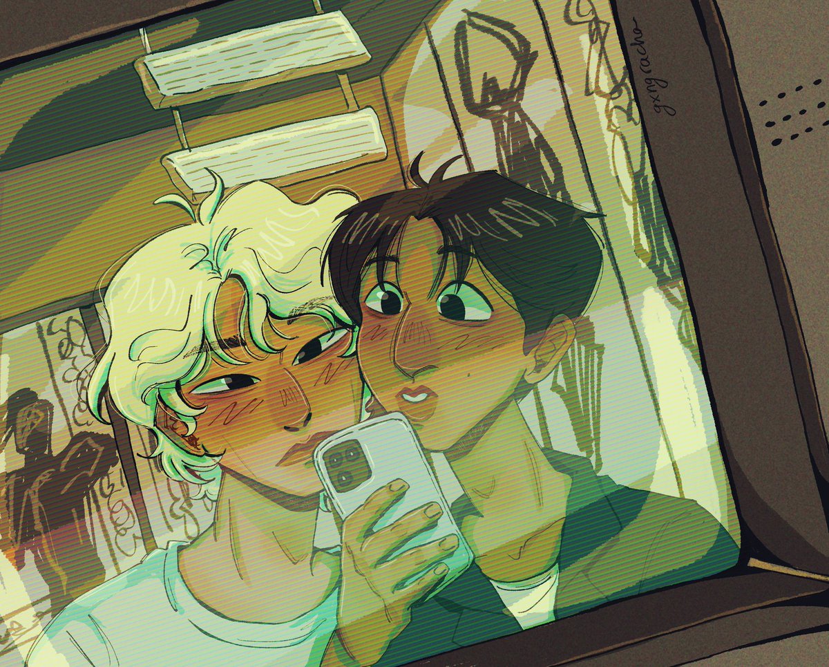 gxngracha's tweet image. selca~
#StrayKids #Straykidsfanart #I_N #HAN