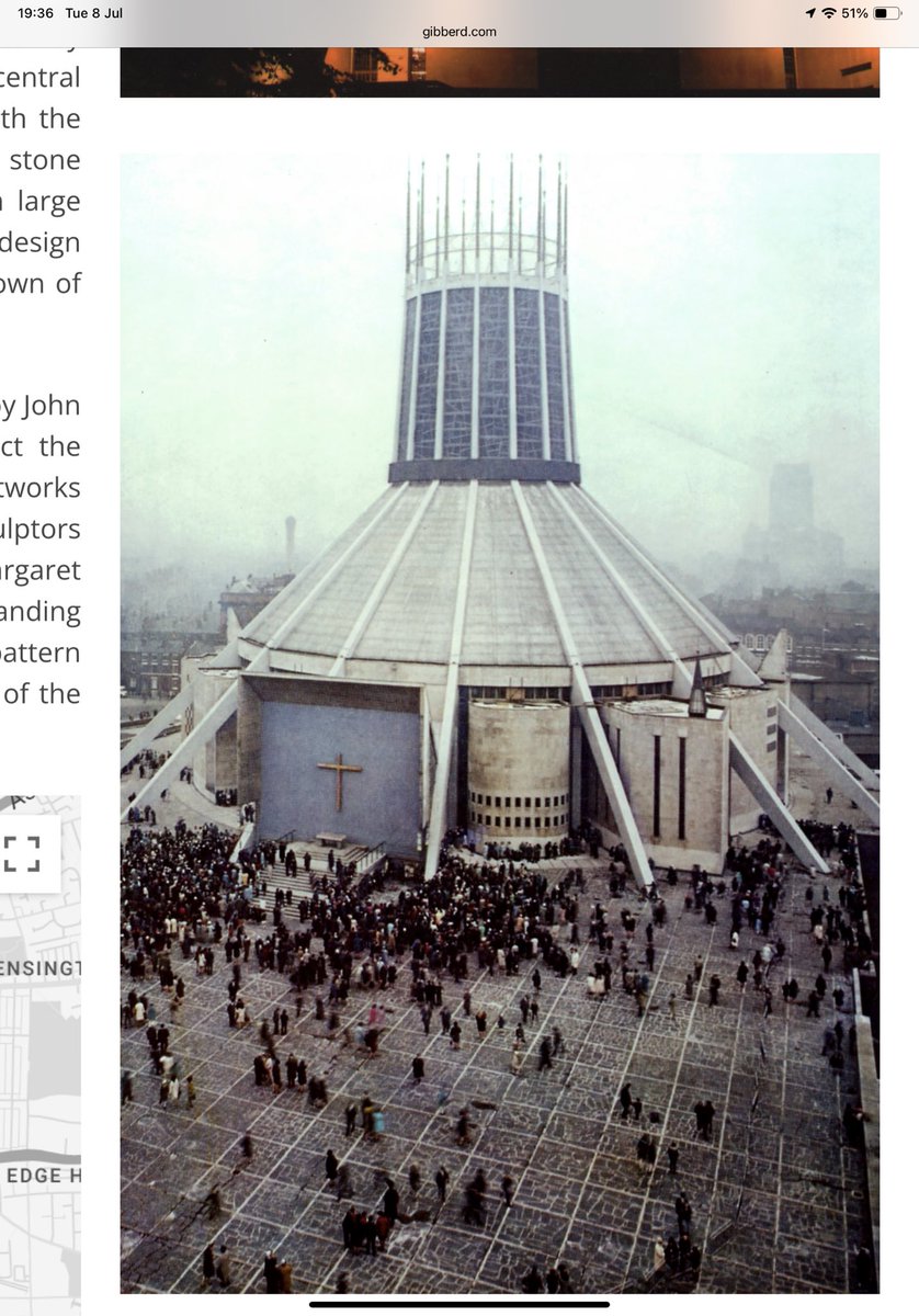 What really strikes me is that I now know the inspiration for the architect’s design of the Liverpool Metro Cathedral.