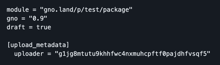 3/ Configuring your Gno projects 

gnomod.toml, a new, more flexible Gno project config format will allow users to define different configuration options, such as marking packages private or draft, using the replace directive for local testing, etc.

🔗docs.gno.land/resources/conf…
