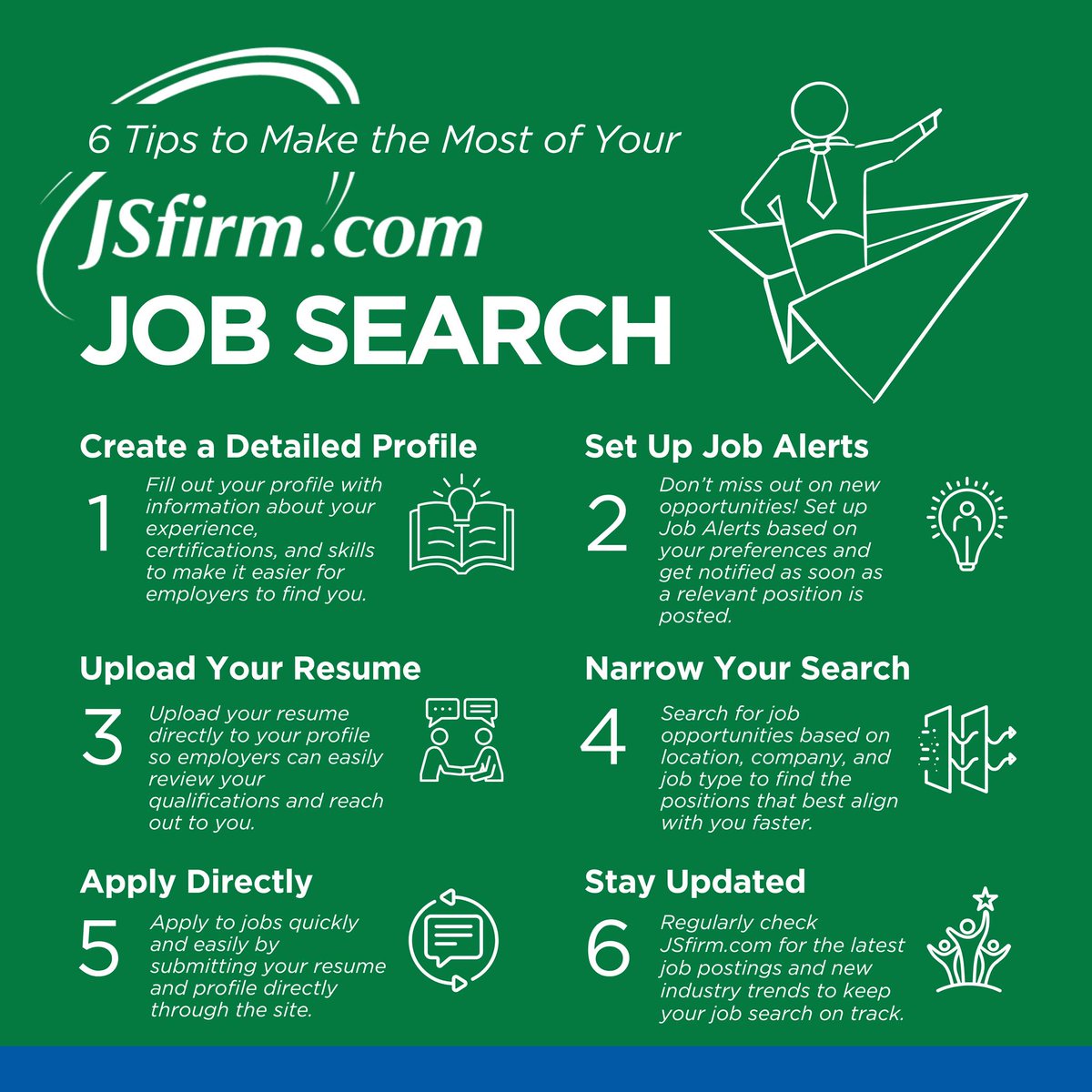 Searching for your next #aviation job? 🌟

We’ve got all the tools you need to land your dream role on JSfirm.com! Start applying today! ✈️