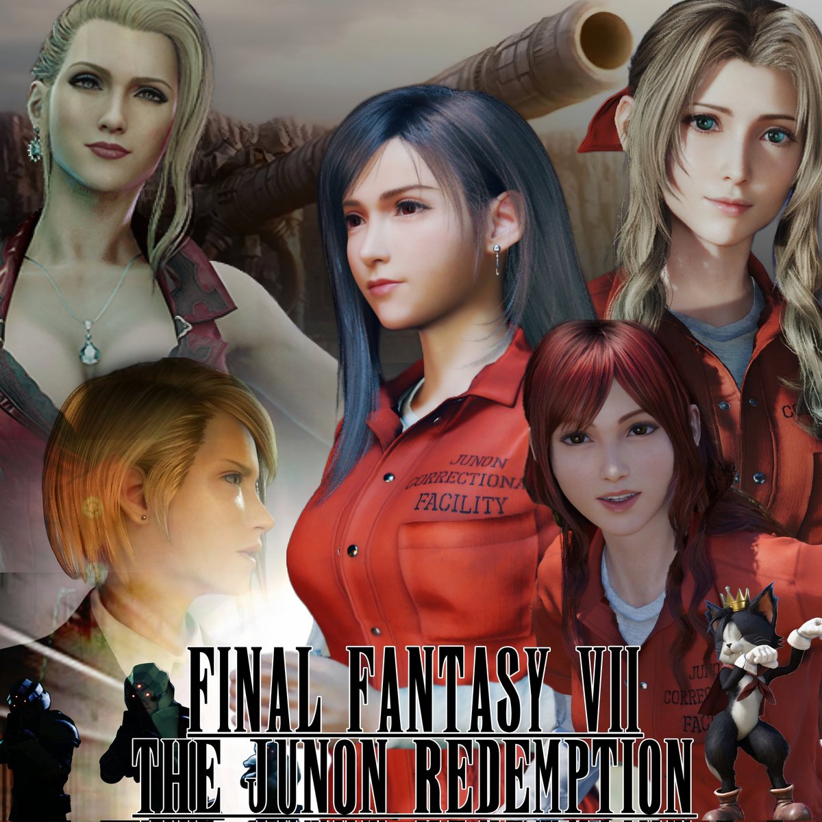 TIFAALEXANDROS's tweet image. FINAL FANTASY VII MY FAN FICTION: THE JUNON REDEMPTION.
Synopsis
Following the Betrayal by Cait Sith at the Gold saucer. Tifa Lockhart and Aerith Gainsborough find themselves captured and imprisoned by Shinra after a devastating ambush in the Corel Desert. Cloud, Barret, Yuffie,…