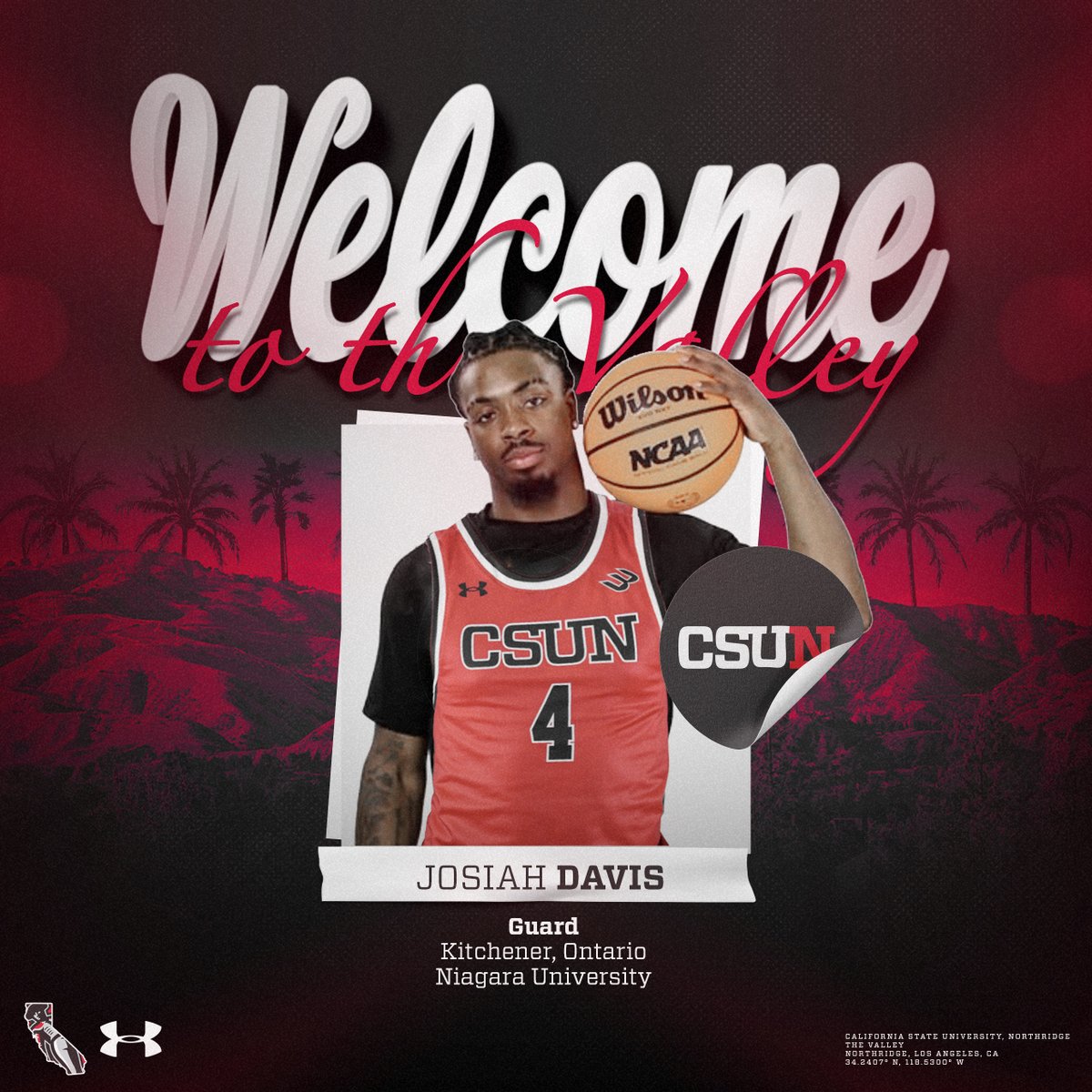 CSUNMBB's tweet image. He scored 606 total points over the last two seasons at Niagara and Tennessee Tech.
@_josiahdavis is Valley bound.
#GoMatadors