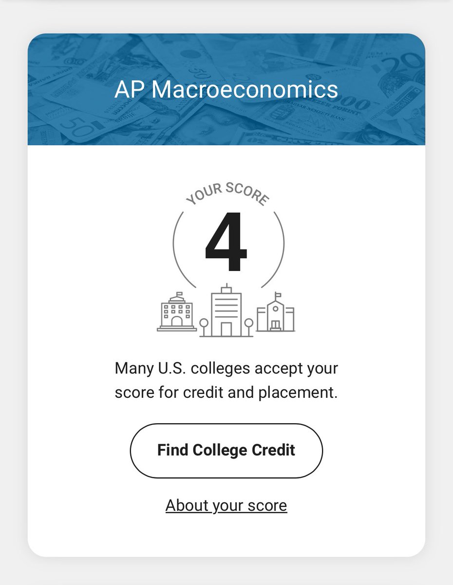 AP scores in today! 📚

5 on AP Environmental Science
4 on AP Microeconomics
4 on AP Macroeconomics

STUDENT athlete. #AGTG