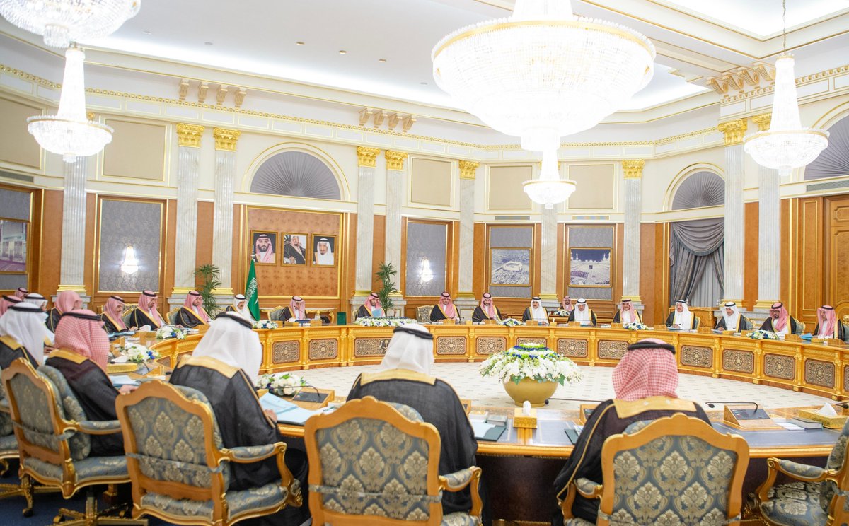 #مجلس_الوزراء يؤكد أن استمرار المملكة في المحافظة على المرتبة الأولى في مؤشر الأمن السيبراني ضمن تقرير الكتاب السنوي للتنافسية العالمية لعام 2025م؛ يضاف إلى سلسلة الإنجازات التي حققها هذا القطاع في زمن قياسي على مختلف المستويات الدولية، من خلال الإسهام في دعم الازدهار التقني،