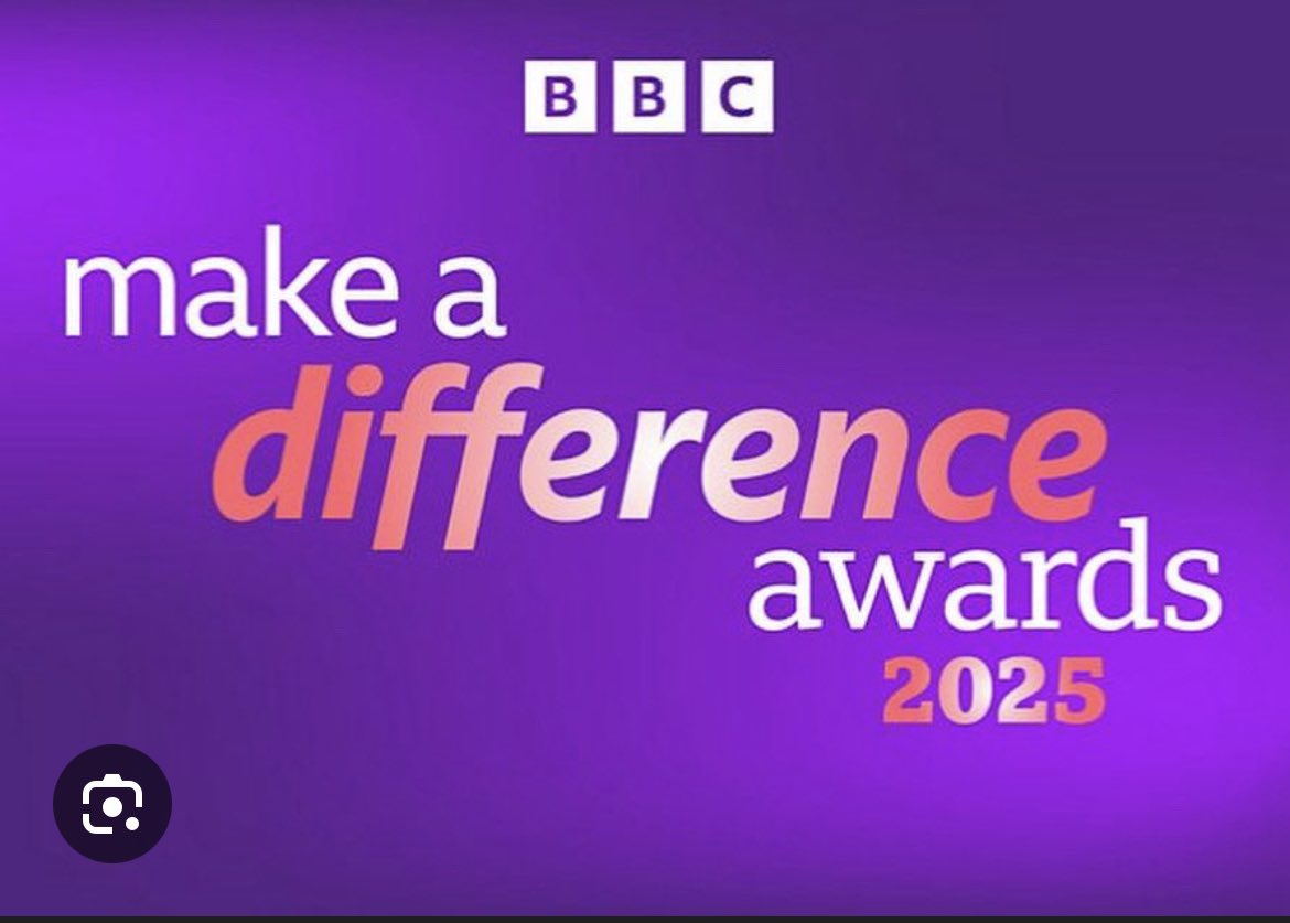 We have been shortlisted for the #bbcmakeadifferenceawards we are so proud of all our volunteers making dreams come true for so many young people ✨