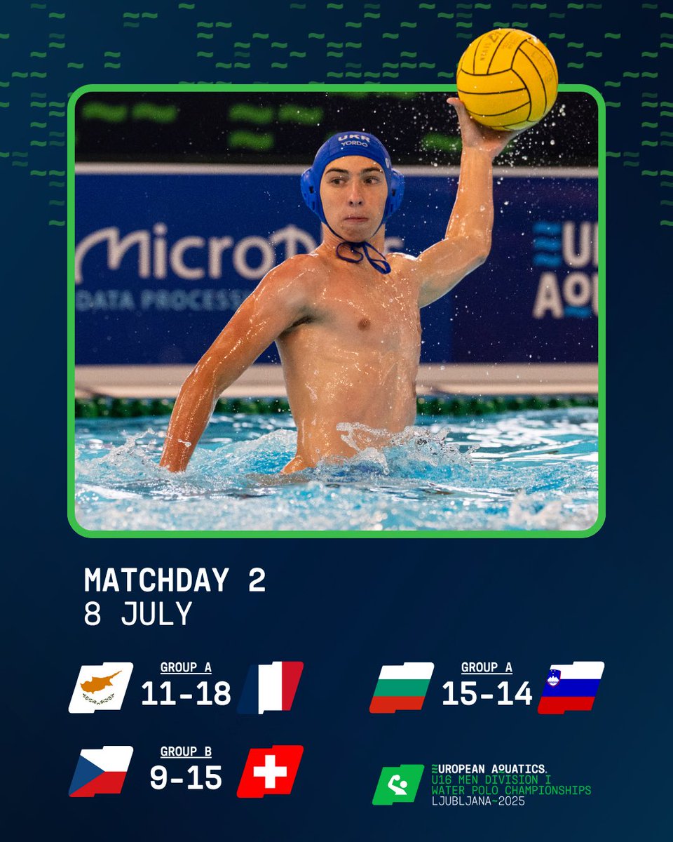 That’s a wrap on Day 2 in Ljubljana! 💪

From buzzer-beaters to team huddles—Division 1 served up another day full of passion and promise. 

#U16EWPC | EuroAquaticsTV.com