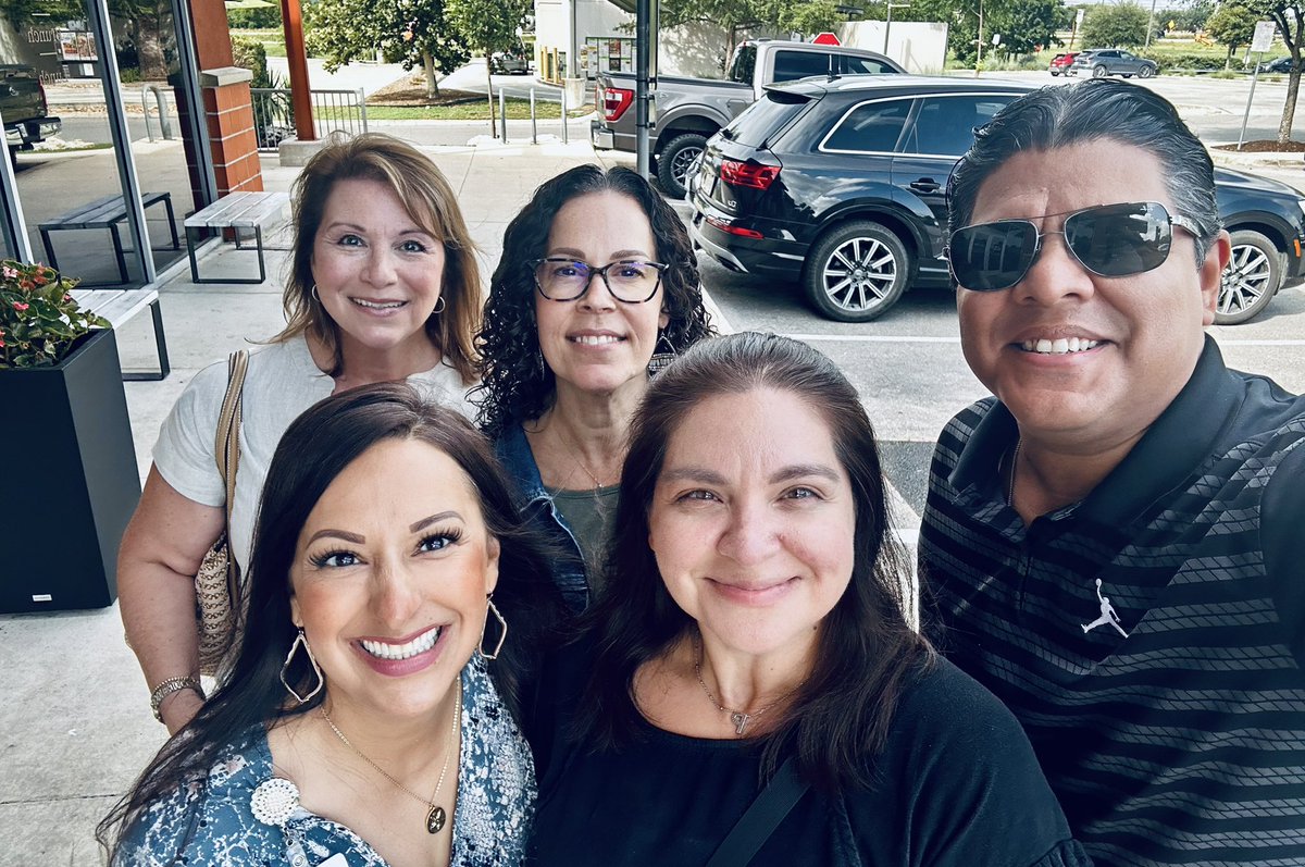 Sherry Mireles (@sherrymireles) on Twitter photo Catching up with this cool crew. Principal to-do lists, new ideas, new legislation & all-things back-to-school! 📚
Let’s go 2025-26. 🦾 <a href="/NISD/">Northside ISD</a> Catching up with this cool crew. Principal to-do lists, new ideas, new legislation & all-things back-to-school! 📚
Let’s go 2025-26. 🦾 <a href="/NISD/">Northside ISD</a>