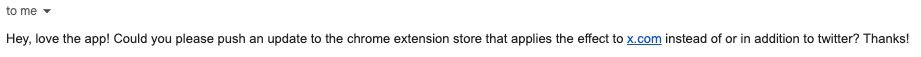 sreenathpradeep's tweet photo. Last year I made a Chrome extension, forgot about it

and months later… 

Out of nowhere, someone emailed me.

Said they were using the extension.

Said it was helpful.

Asked if I could update it. 

And this is what I found...

🧵 https://t.co/x7W13ZVgII