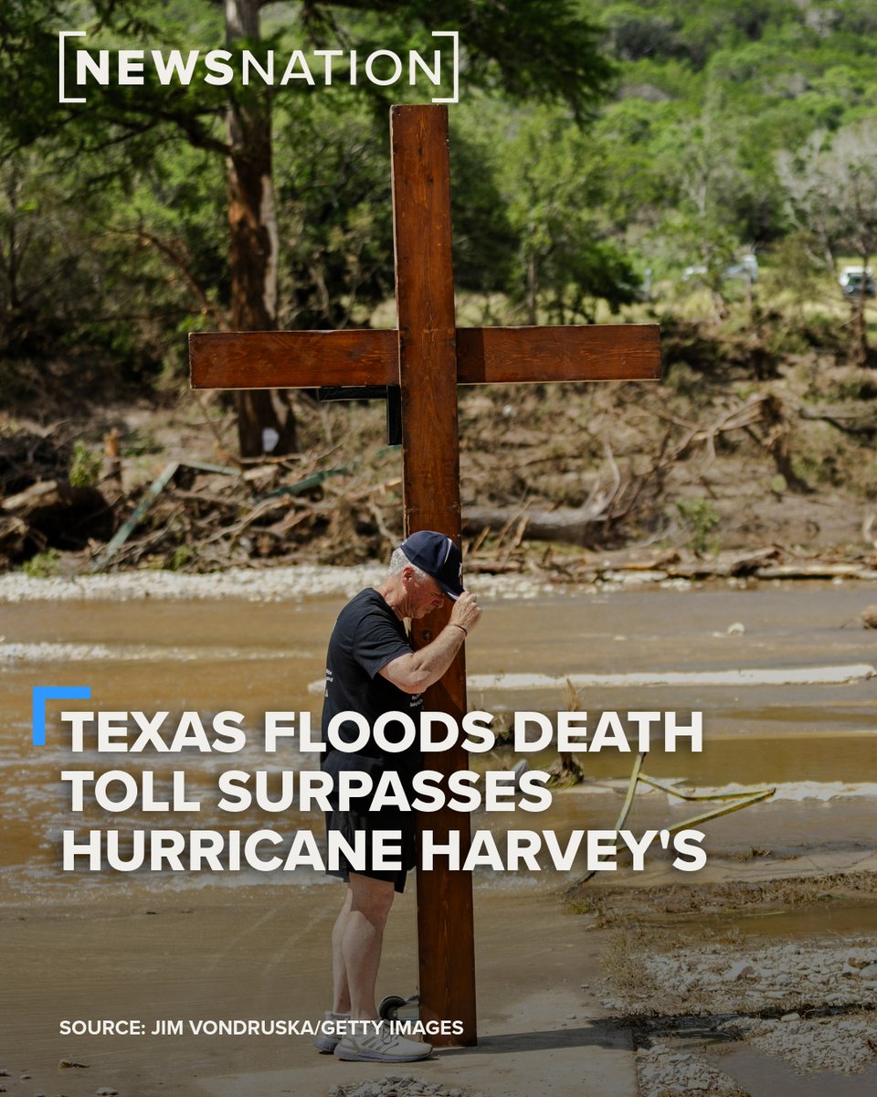 At least 108 people are confirmed dead after devastating flash floods swept through central Texas, more than when Category 4 Hurricane Harvey hit the state in 2017. Several people are still missing in Hill Country, as rescue and recovery efforts continue: newsnationnow.com/weather/texas-…