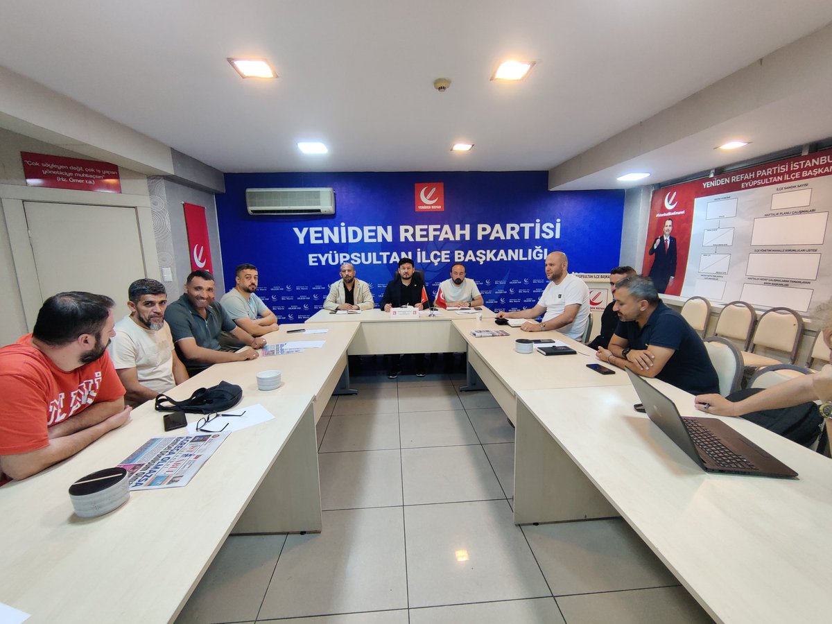 Haftalık olağan yönetim kurulu toplantımız ilçe başkanımız Osman ÇELMELi riyasetinde gerçekleştirildi.

Toplantımızda alınan tüm kararları Allah hayırlı eylesin.