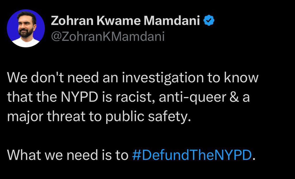 <a href="/ZohranKMamdani/">Zohran Kwame Mamdani</a> you’re going to lose