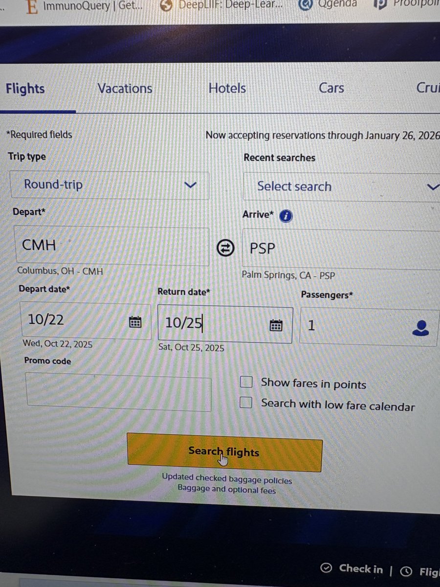 Going to a conference.  Being a neuropathologist, I appreciate the airport abbreviation for Palm Springs #neuropathology #neuropath #pathtwitter #pathx