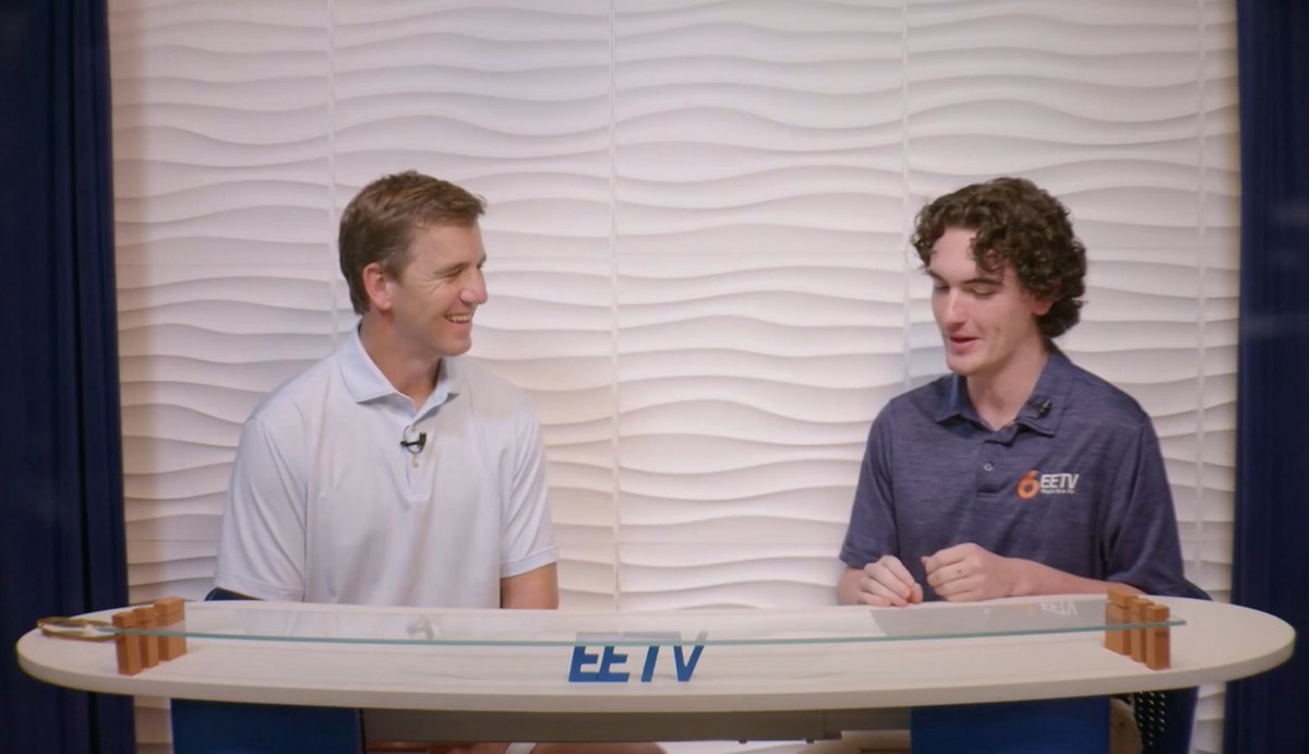 Micah Farmer (@micah_jf) on Twitter photo I was lucky enough to get a chance to sit down with Eli Manning today and discuss his attempt to break a world record by rolling Toomer’s Corner. Be there at 4:30 tonight to help with the attempt! You can watch the full interview on <a href="/EagleEyeTV/">Eagle Eye TV</a>’s YouTube channel. I was lucky enough to get a chance to sit down with Eli Manning today and discuss his attempt to break a world record by rolling Toomer’s Corner. Be there at 4:30 tonight to help with the attempt! You can watch the full interview on <a href="/EagleEyeTV/">Eagle Eye TV</a>’s YouTube channel.