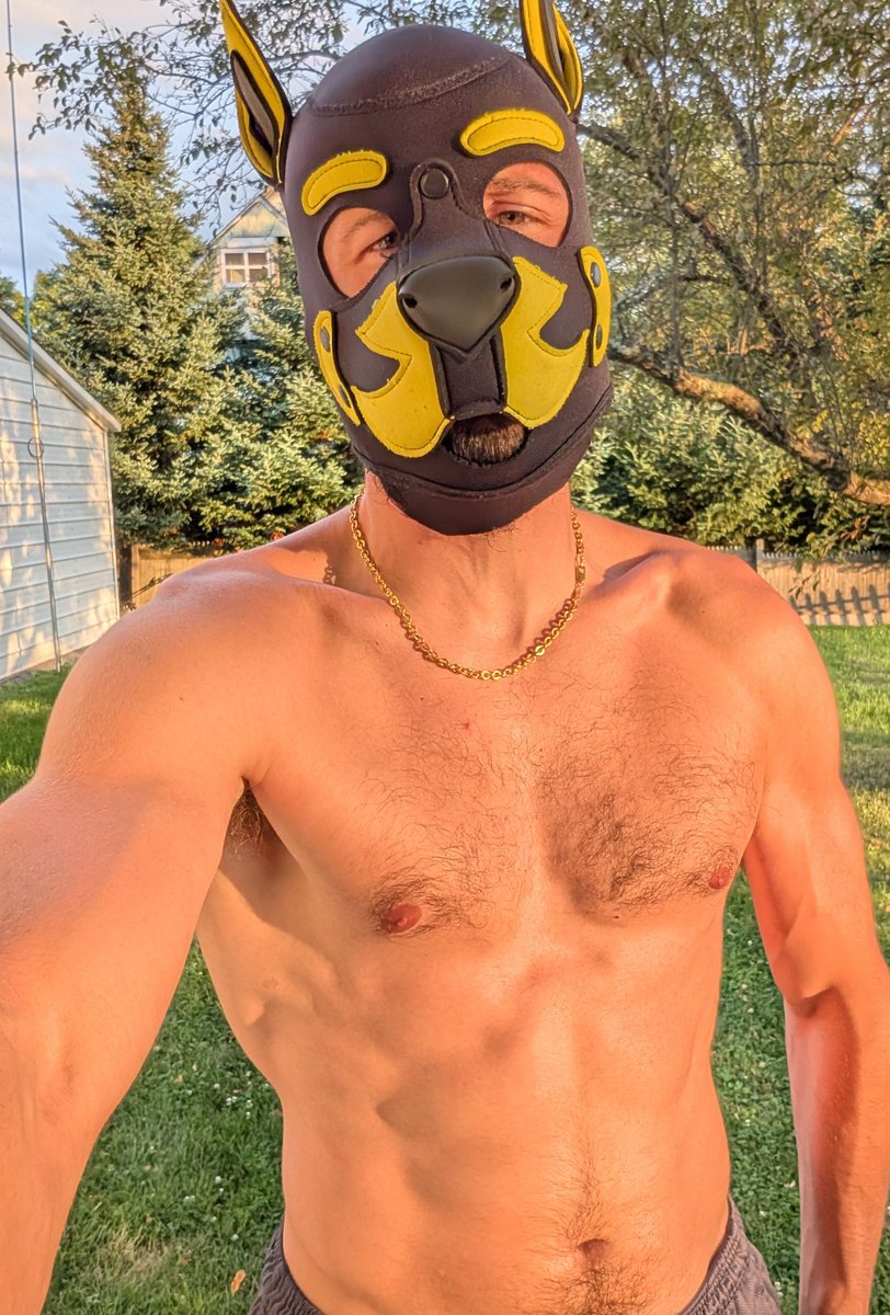 Grrrrrowl! Love sun on my puppy coat.