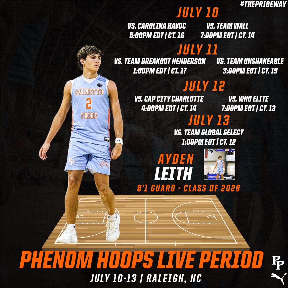 Ayden Leith (@aydenleith2028) on Twitter photo my schedule for <a href="/Phenom_Hoops/">Phenom Hoop Report</a> live period in Raleigh this weekend‼️
<a href="/AndrewBaxleySC/">Andrew Baxley</a> <a href="/CoachKhalilS/">Khalil Shakir 🏀</a> <a href="/LostLettermen/">Lost Lettermen</a> <a href="/kylegi1/">Kyle Gibbs</a> <a href="/kylenbutler/">Kylen Butler</a> <a href="/CoachCohen10/">Cody Cohen</a> <a href="/CoachJustinGray/">Justin Gray</a> <a href="/JamieShaw5/">Jamie Shaw</a> my schedule for <a href="/Phenom_Hoops/">Phenom Hoop Report</a> live period in Raleigh this weekend‼️
<a href="/AndrewBaxleySC/">Andrew Baxley</a> <a href="/CoachKhalilS/">Khalil Shakir 🏀</a> <a href="/LostLettermen/">Lost Lettermen</a> <a href="/kylegi1/">Kyle Gibbs</a> <a href="/kylenbutler/">Kylen Butler</a> <a href="/CoachCohen10/">Cody Cohen</a> <a href="/CoachJustinGray/">Justin Gray</a> <a href="/JamieShaw5/">Jamie Shaw</a>